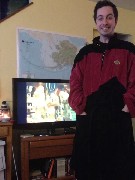Ben Dorrough in StarTrek uniform (pajamas); Fairbanks AK